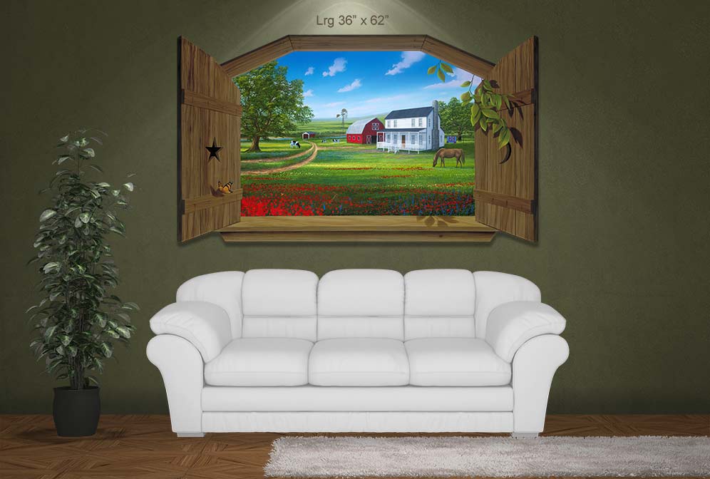 Amish Painting on wall