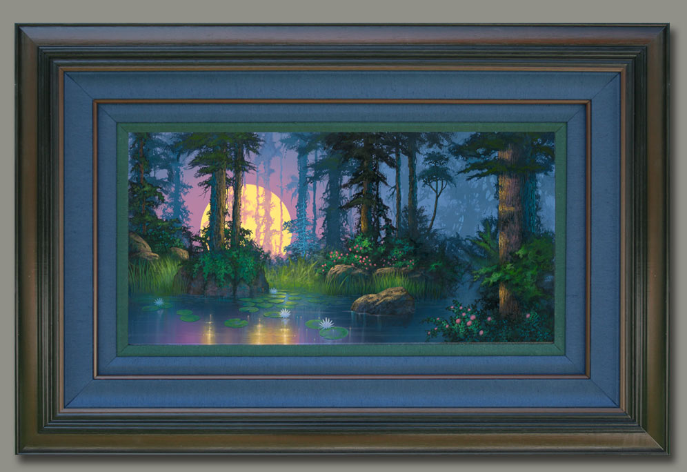 Golden Night framed